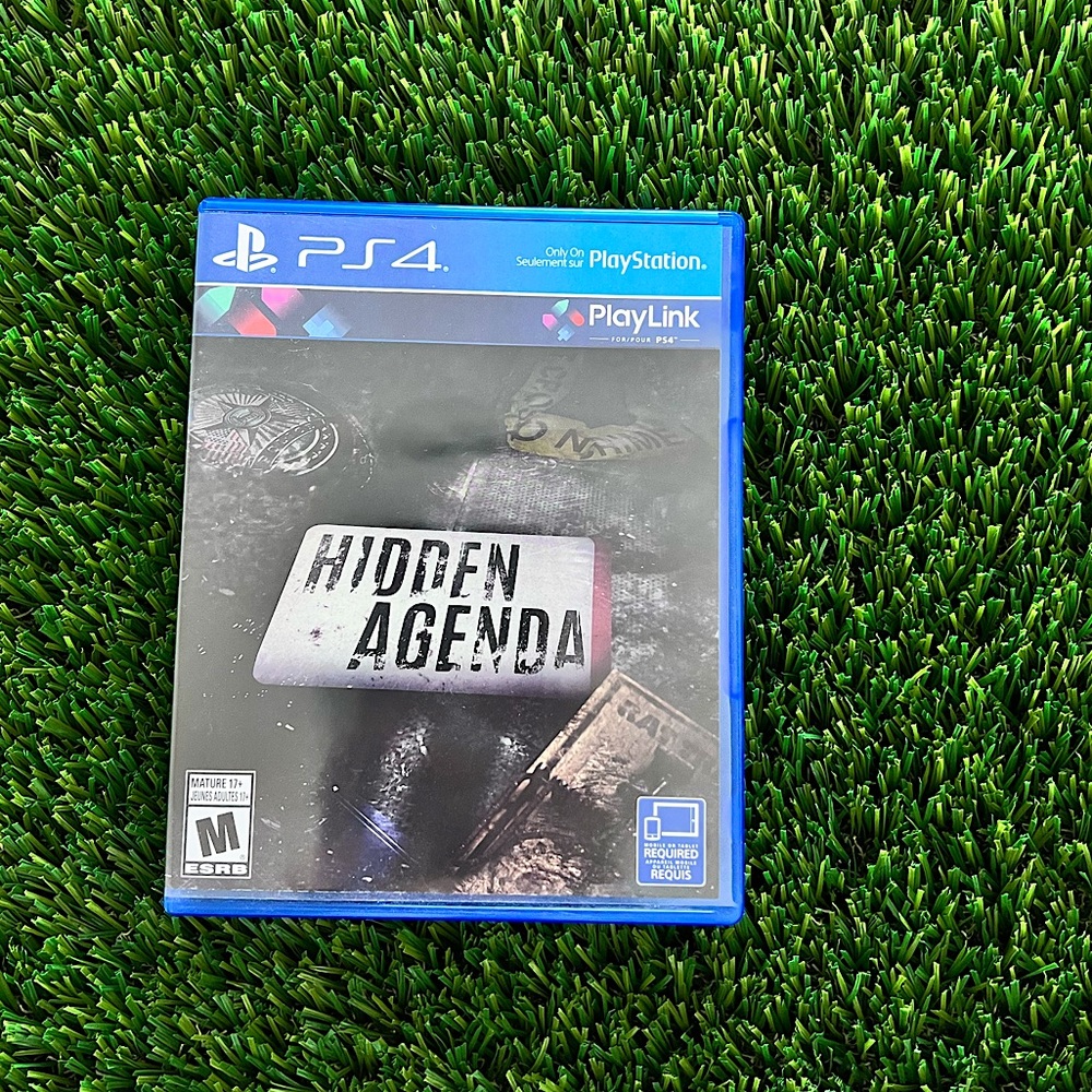 PS4 Hidden Agenda Video Game(Choice Based Interactive Party Game)$$$ NEGOTIABLE